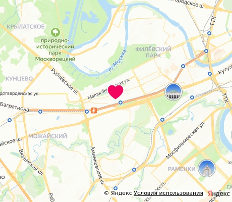 На карте