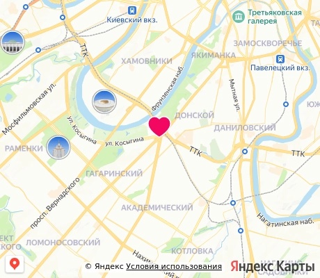 На карте