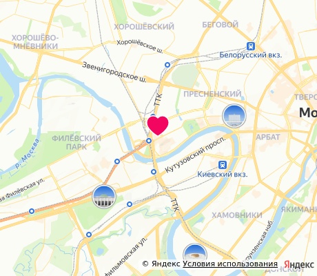 На карте