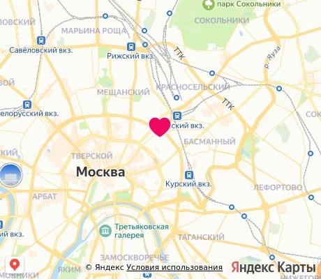 На карте