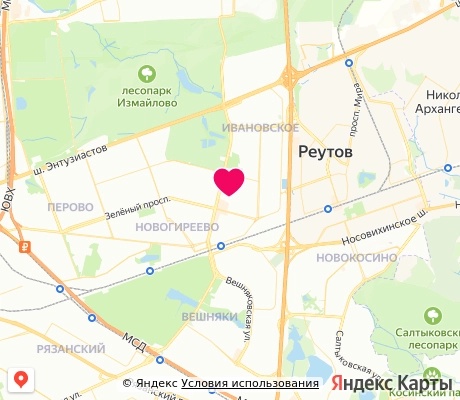 На карте