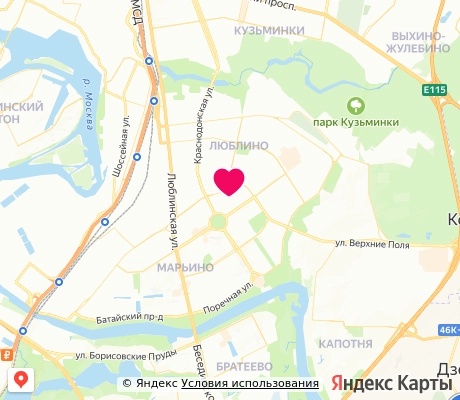 На карте