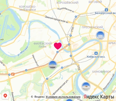 На карте