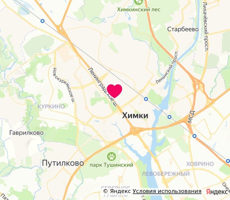 На карте
