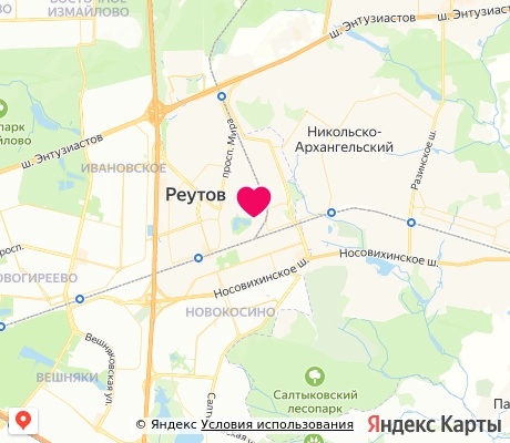 На карте