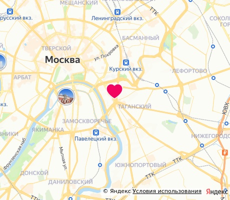 На карте