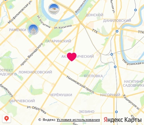 На карте