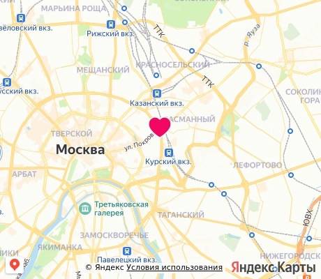 На карте
