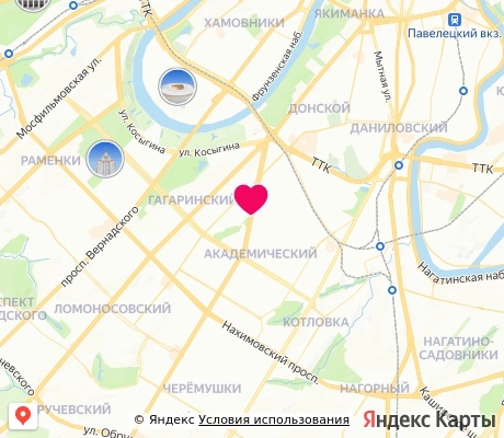 На карте