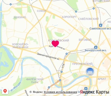 На карте