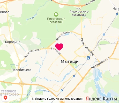 На карте