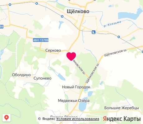 На карте