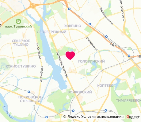На карте