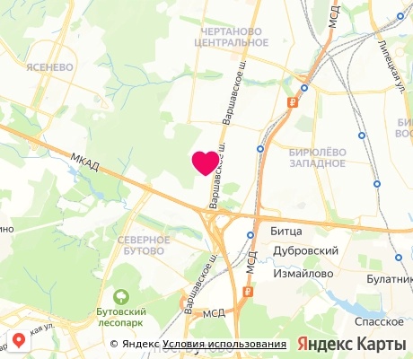 На карте