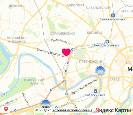 На карте
