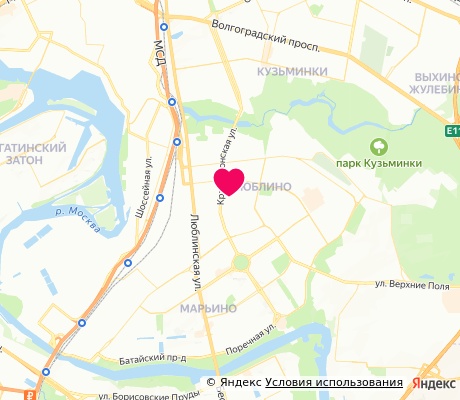 На карте