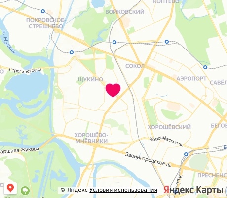 На карте