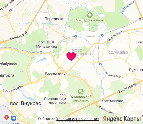 На карте