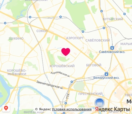 На карте