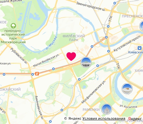 На карте