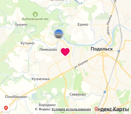 На карте