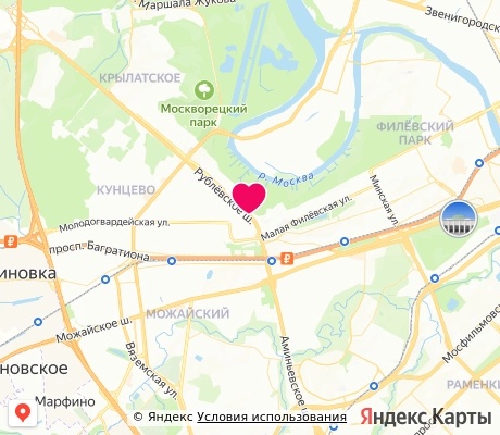 На карте