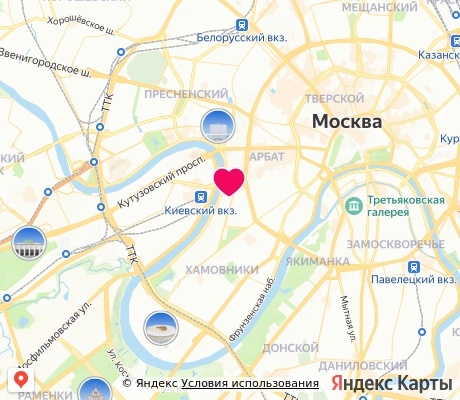 На карте