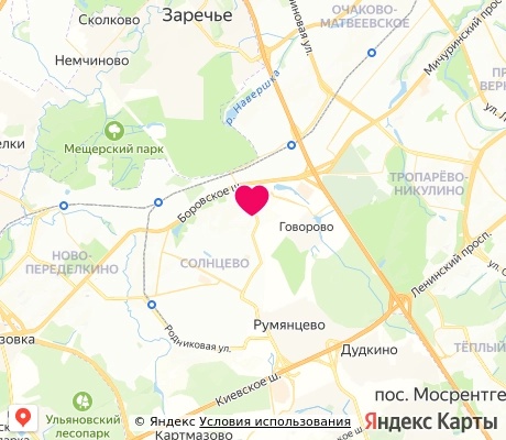 На карте