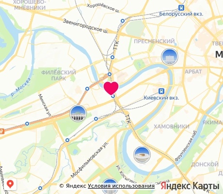 На карте