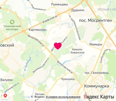 На карте