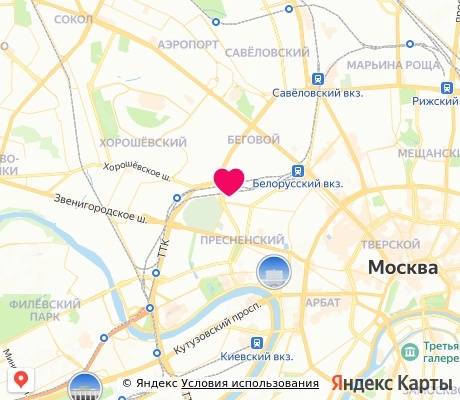 На карте