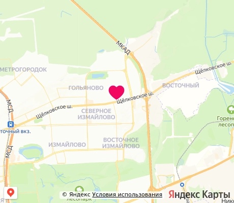На карте