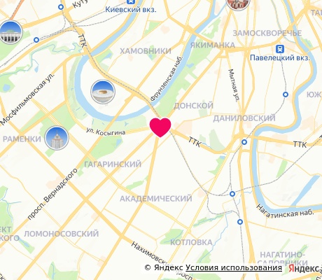На карте