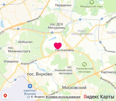 На карте