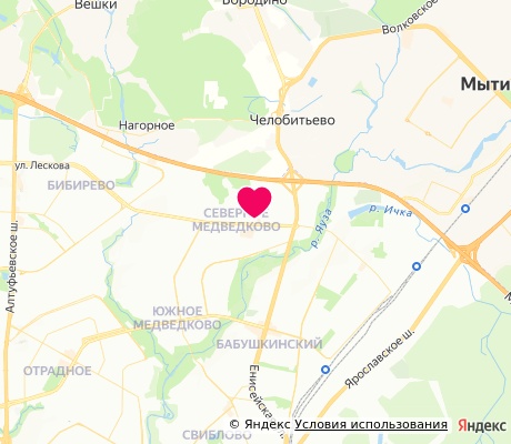 На карте
