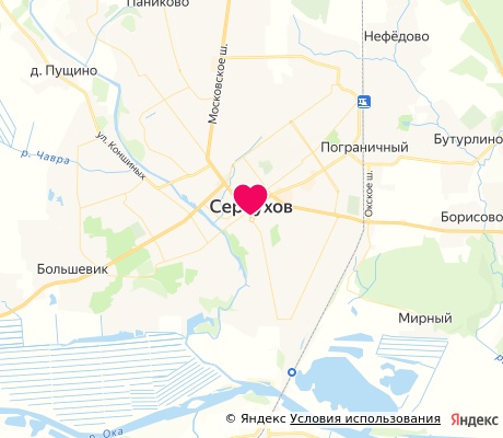 На карте