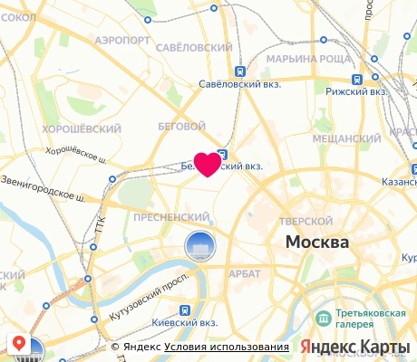 На карте