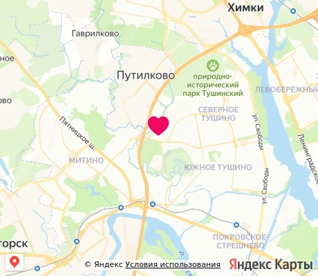 На карте