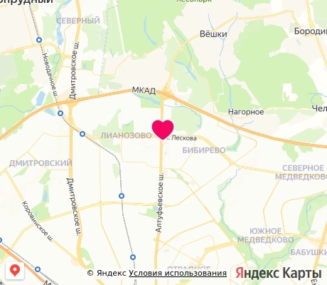 На карте