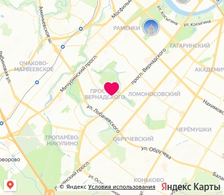 На карте