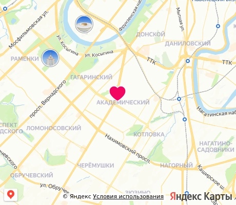 На карте