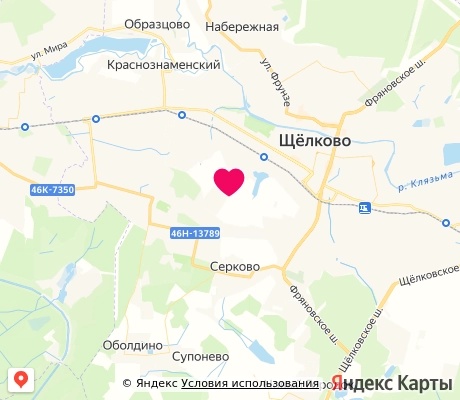 На карте
