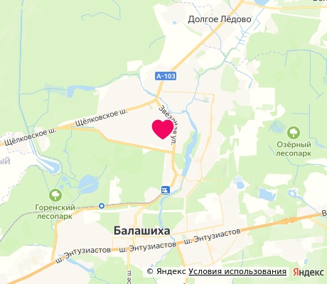 На карте
