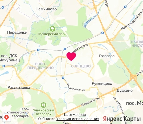 На карте