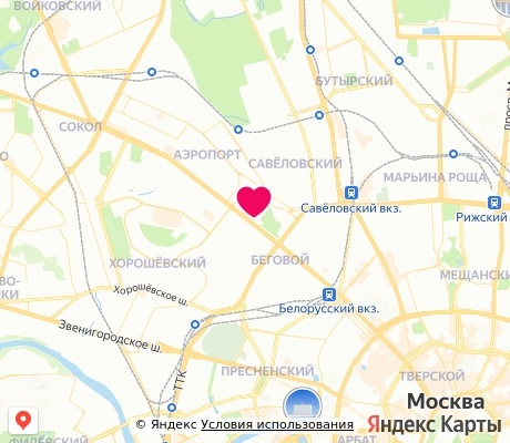 На карте