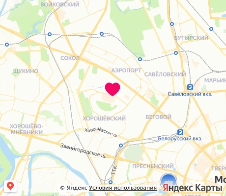 На карте
