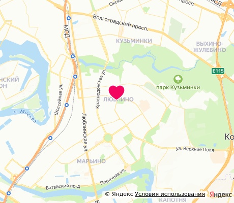 На карте