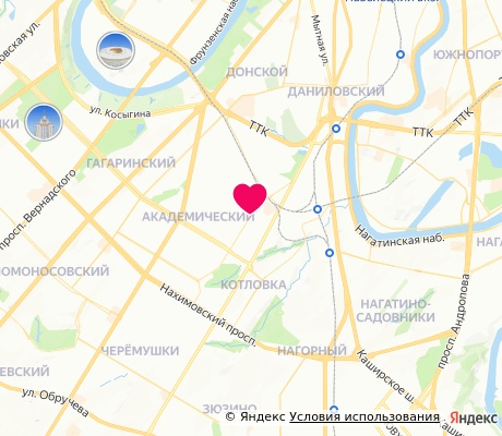 На карте