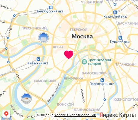 На карте
