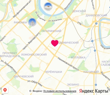 На карте